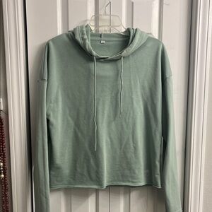 Born Primitive Sage Green Lightweight Drawstring Hoodie